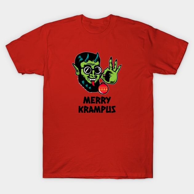 Merry Krampus T-Shirt by Mads' Store